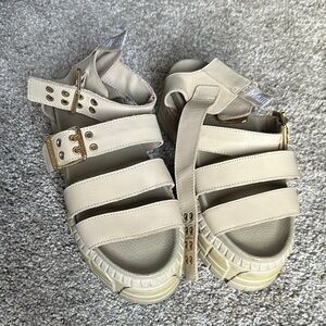 Beige Sandals